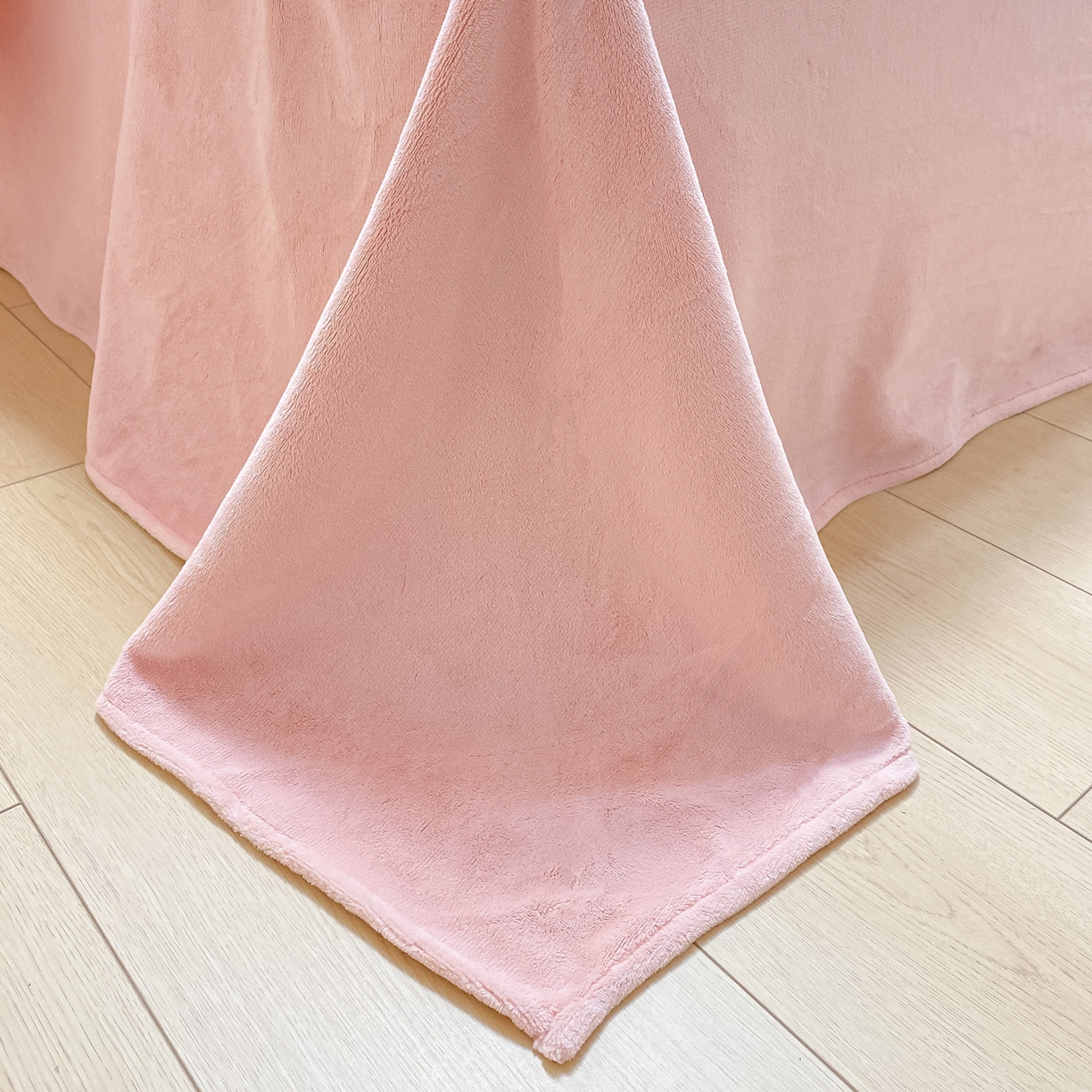 91家纺网 家纺一手货源 找家纺 如一 2025新款3D雕花牛奶绒单被套 花漾-粉