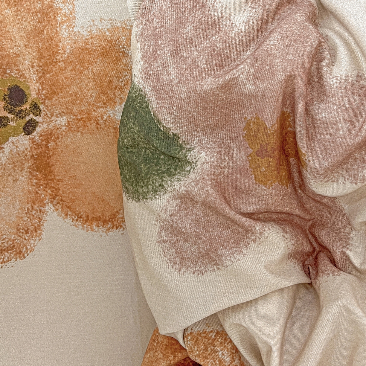 91家纺网 家纺一手货源 找家纺 依庭 2025新款高克重全棉纯棉磨毛印花单被套 悸动