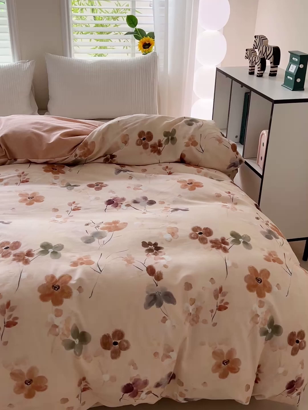 91家纺网 家纺一手货源 找家纺 依庭 2025新款高克重全棉纯棉磨毛印花单被套 惊鸿-桔