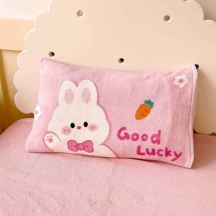 91家纺网 家纺一手货源 找家纺 （总）嗨生活 2025新款大版印花牛奶绒儿童枕套枕芯幼儿园枕套枕芯