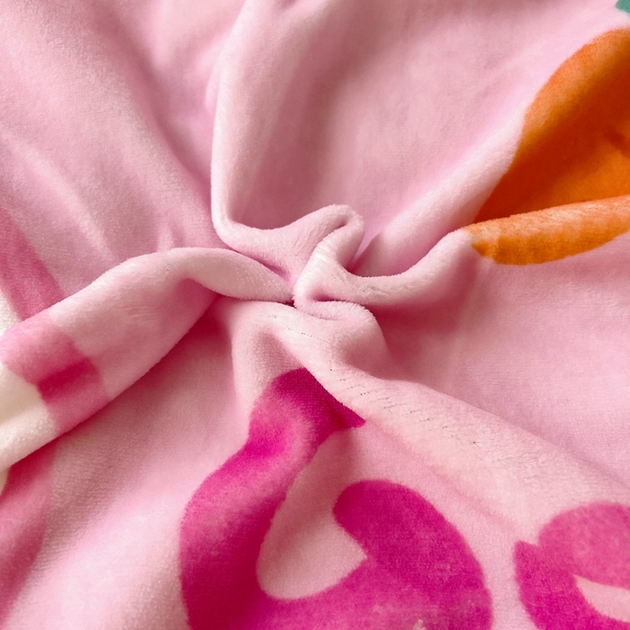 91家纺网 家纺一手货源 找家纺 嗨生活 2025新款大版印花牛奶绒儿童枕套枕芯幼儿园枕套枕芯 可爱小兔