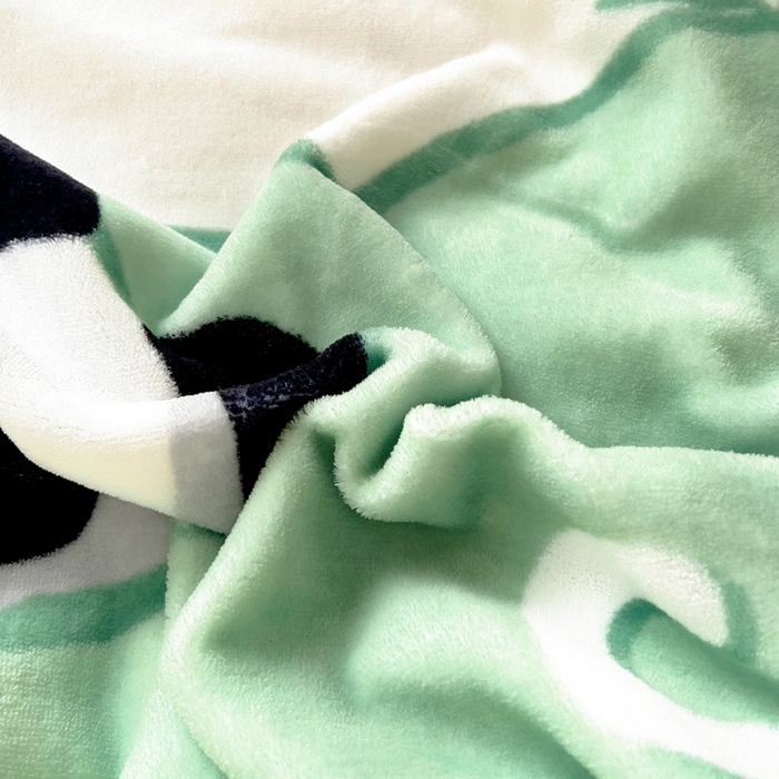 91家纺网 家纺一手货源 找家纺 嗨生活 2025新款大版印花牛奶绒儿童枕套枕芯幼儿园枕套枕芯 快乐熊猫