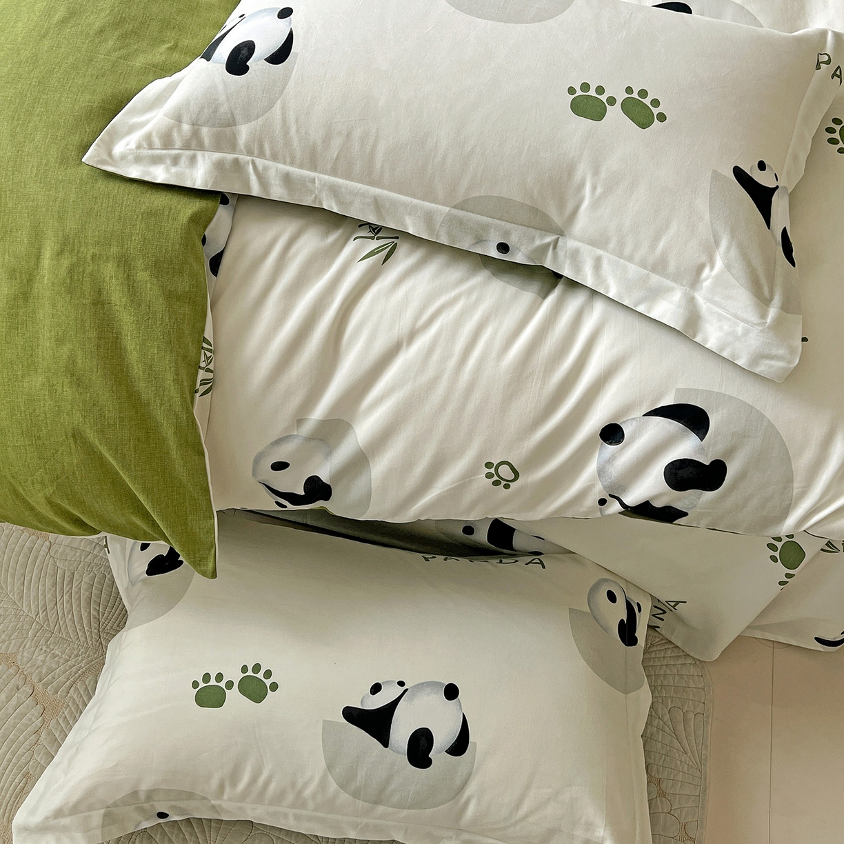 91家纺网 家纺一手货源 找家纺 依庭 2025新款高克重全棉纯棉磨毛印花单被套 萌宠