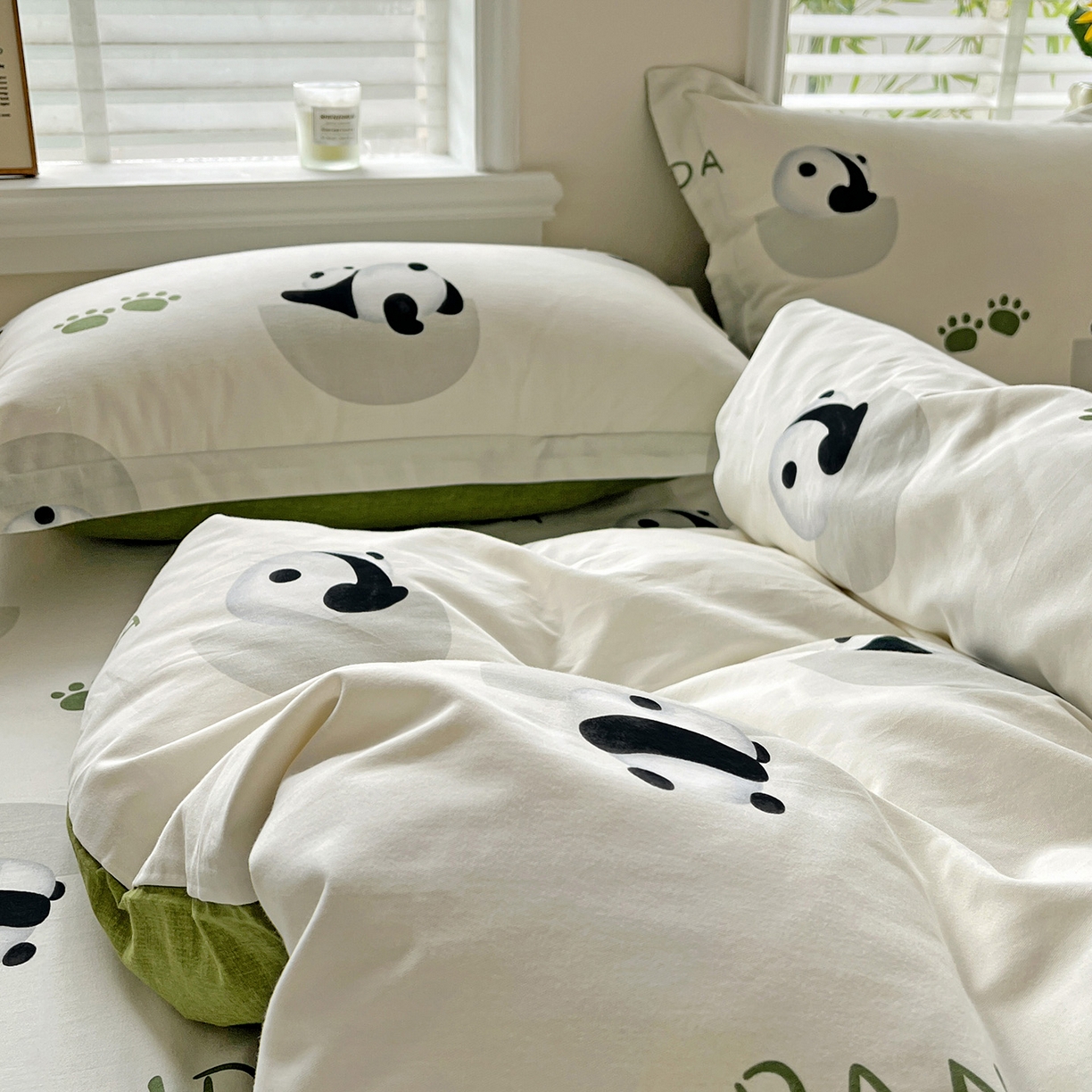 91家纺网 家纺一手货源 找家纺 依庭 2025新款高克重全棉纯棉磨毛印花单被套 萌宠