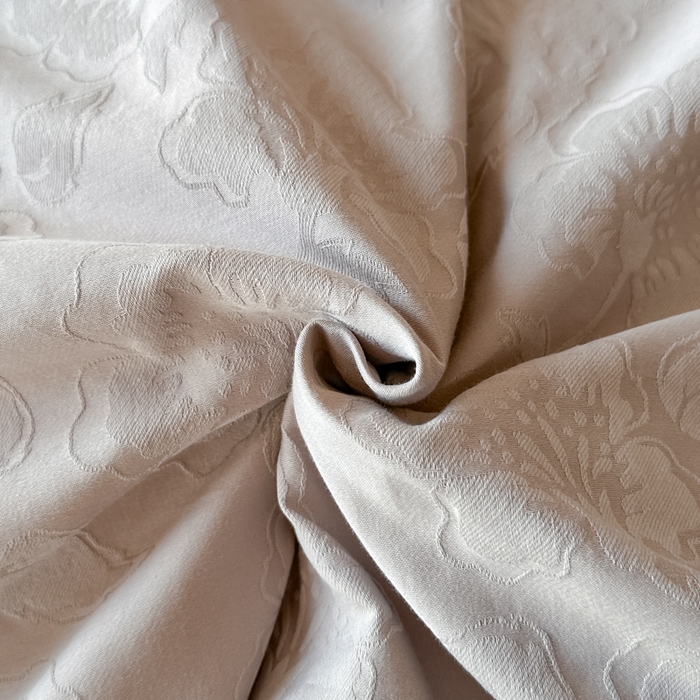 91家纺网 家纺一手货源 找家纺 禾时 2025新款轻奢高支浮雕立体提花床盖款四件套 兰亭（灰）