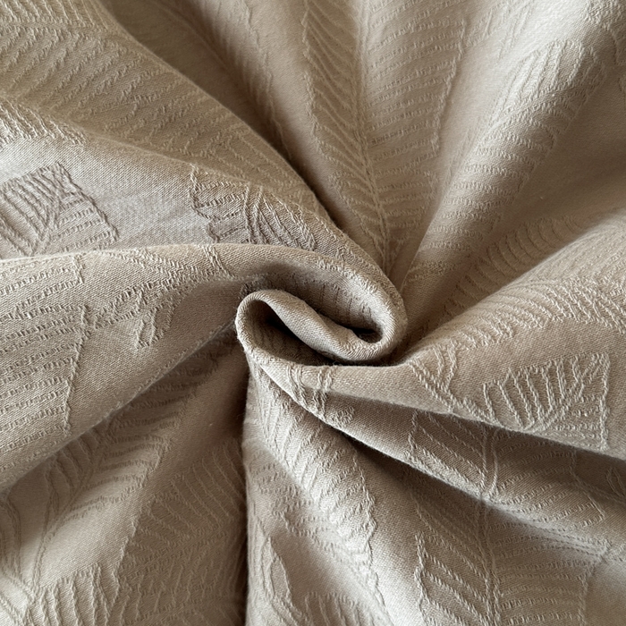 91家纺网 家纺一手货源 找家纺 禾时 2025新款轻奢高支浮雕立体提花床盖款四件套 威廉（咖）