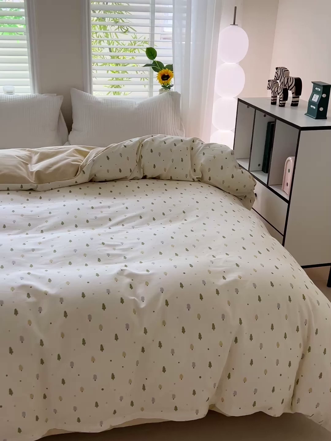 91家纺网 家纺一手货源 找家纺 依庭 2025新款高克重全棉纯棉磨毛印花单被套 叶叶情深