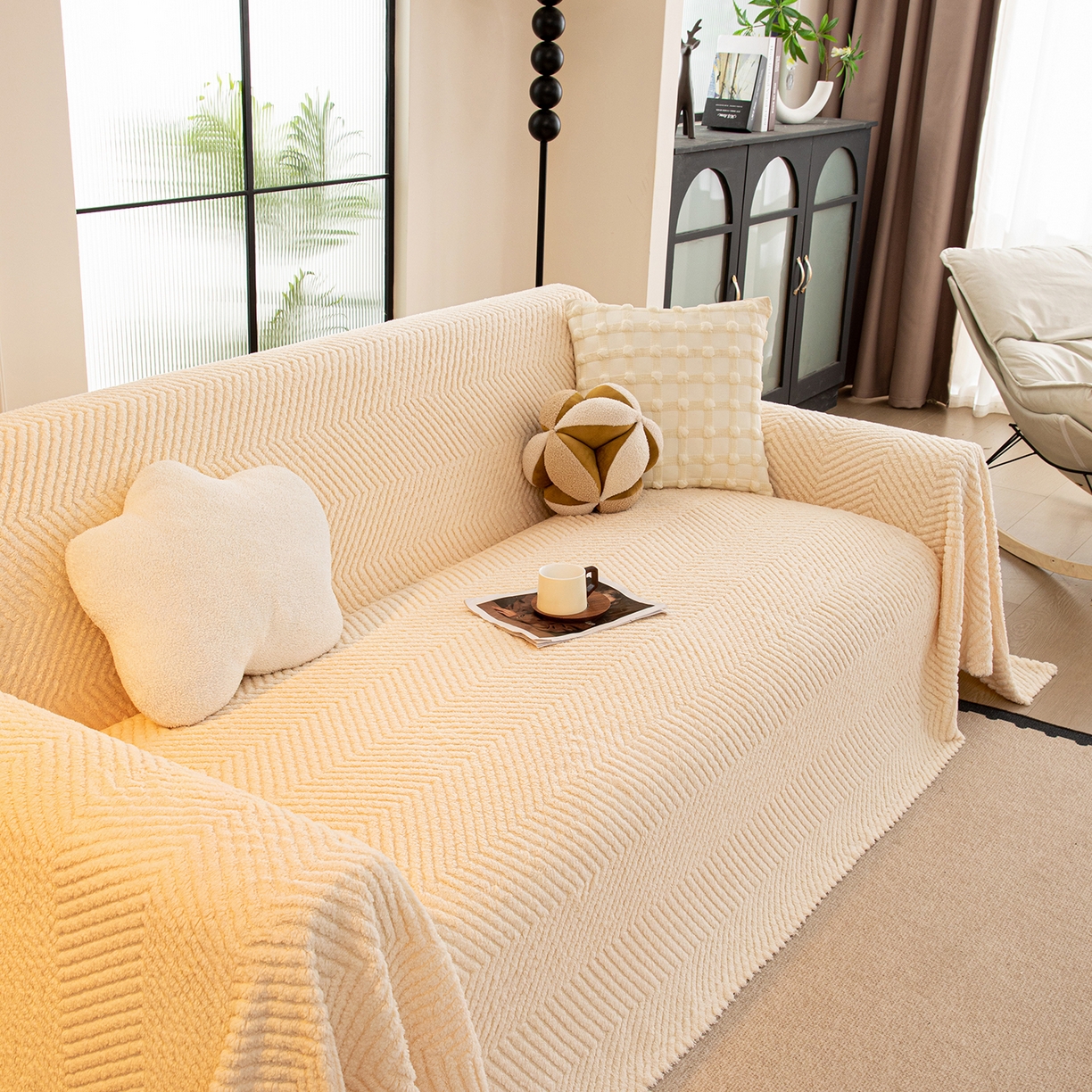 （总）沐沐家纺 2025新款秋月沙发巾