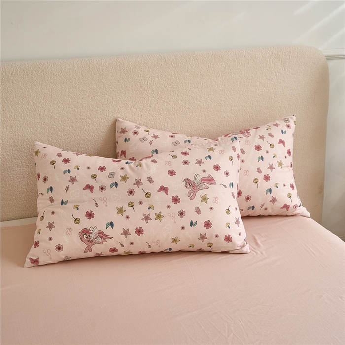 91家纺网 家纺一手货源 找家纺 （总）百利卡通（原迪士尼家纺） 2025新款全棉双层纱小马宝莉系列三四件套