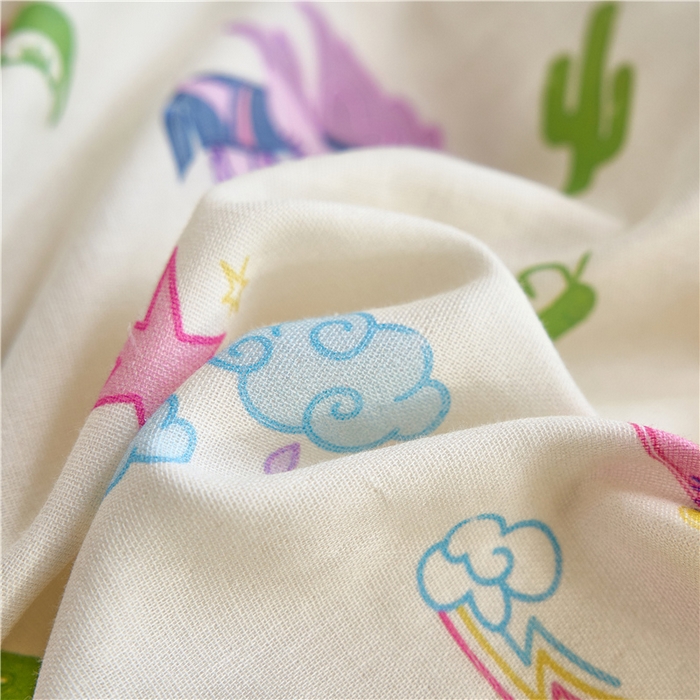 91家纺网 家纺一手货源 找家纺 百利卡通（原迪士尼家纺） 2025新款全棉双层纱小马宝莉系列三四件套 云和紫悦