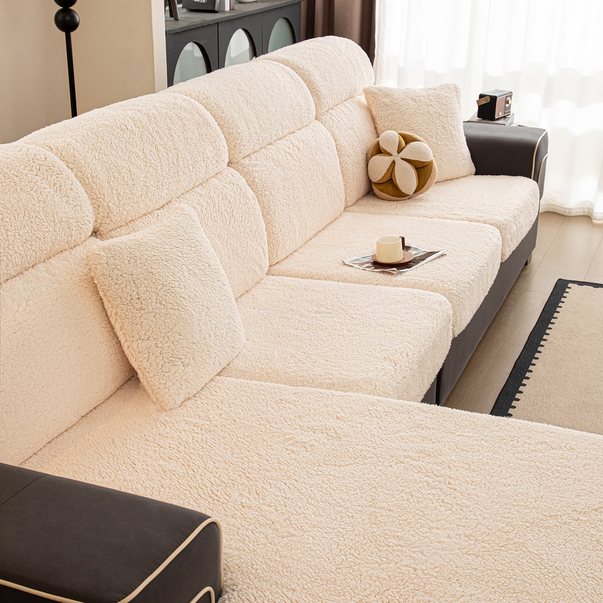 91家纺网 家纺一手货源 找家纺 （总）沐沐家纺 2025新款云舒沙发笠