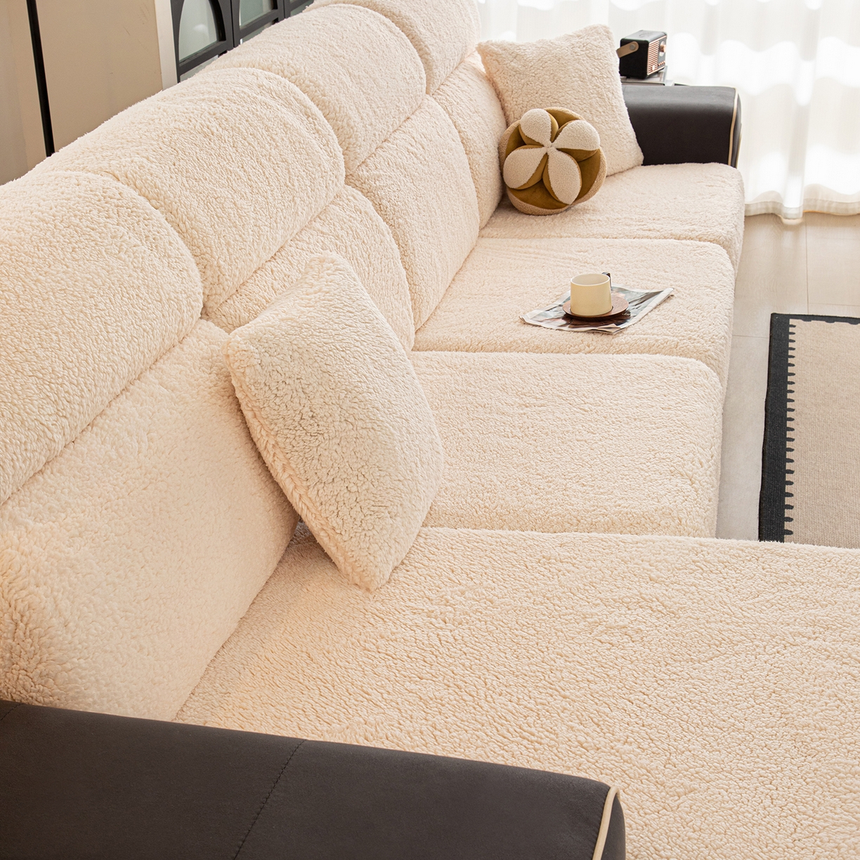 91家纺网 家纺一手货源 找家纺 （总）沐沐家纺 2025新款云舒沙发笠