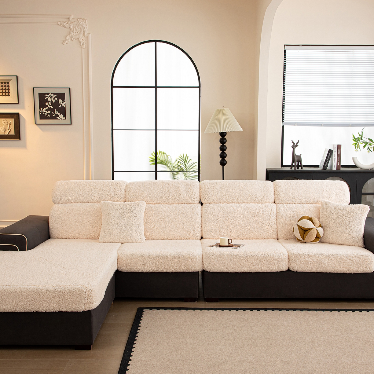 91家纺网 家纺一手货源 找家纺 （总）沐沐家纺 2025新款云舒沙发笠