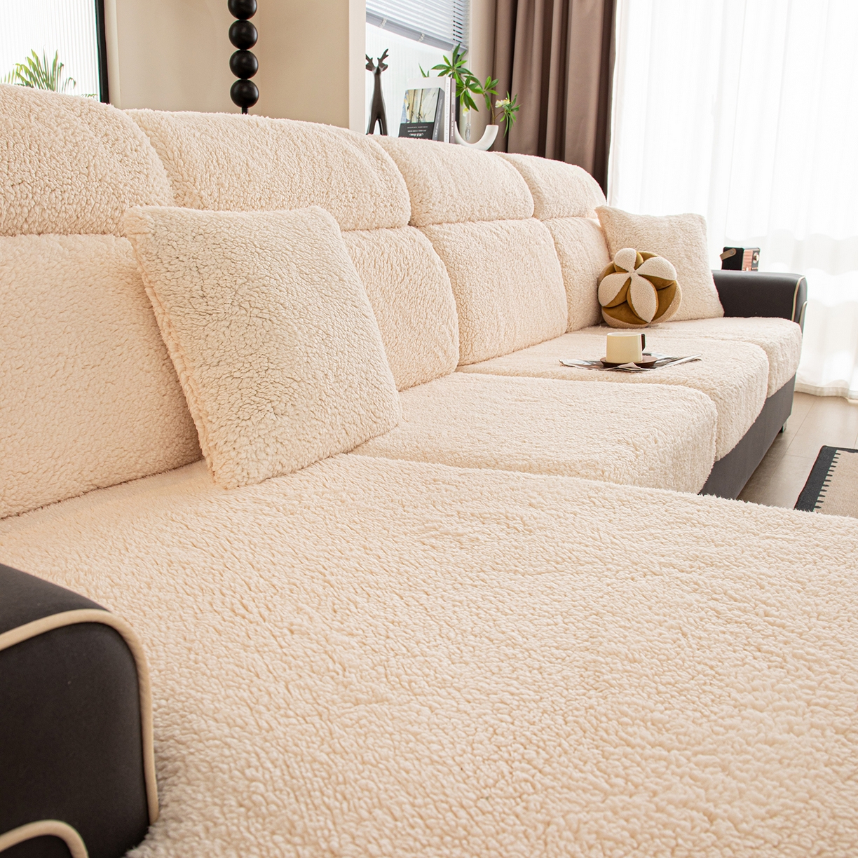 91家纺网 家纺一手货源 找家纺 （总）沐沐家纺 2025新款云舒沙发笠