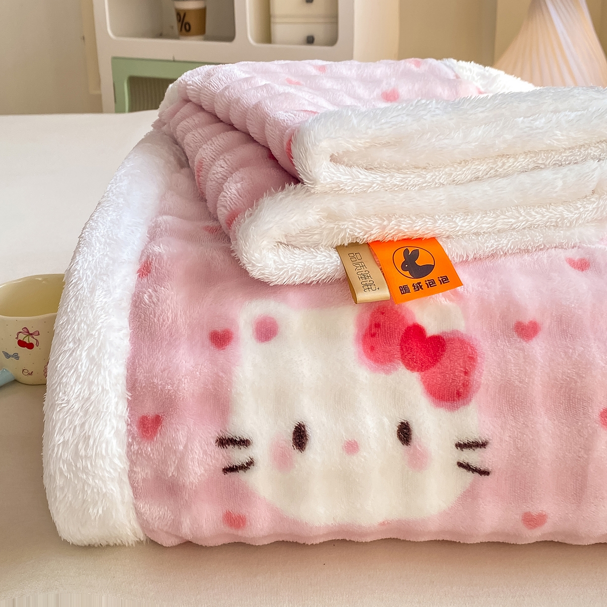 91家纺网 家纺一手货源 找家纺 （总）眠势力 2025新款暖绒泡泡床单冬季保暖被单牛奶绒床单罩