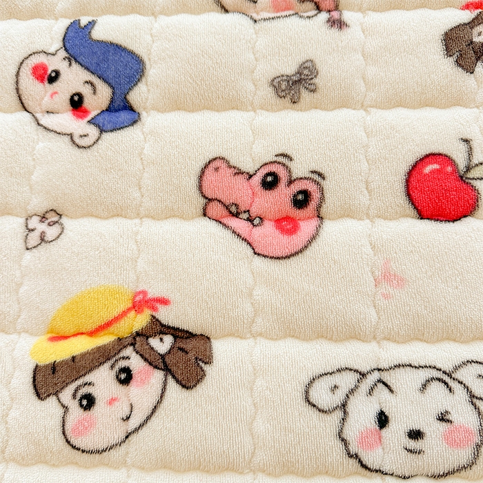 91家纺网 家纺一手货源 找家纺 澜妃 2025新款加厚牛奶绒卡通夹棉单床笠床笠单件单品床笠-亦甜系列 亦甜-小小新