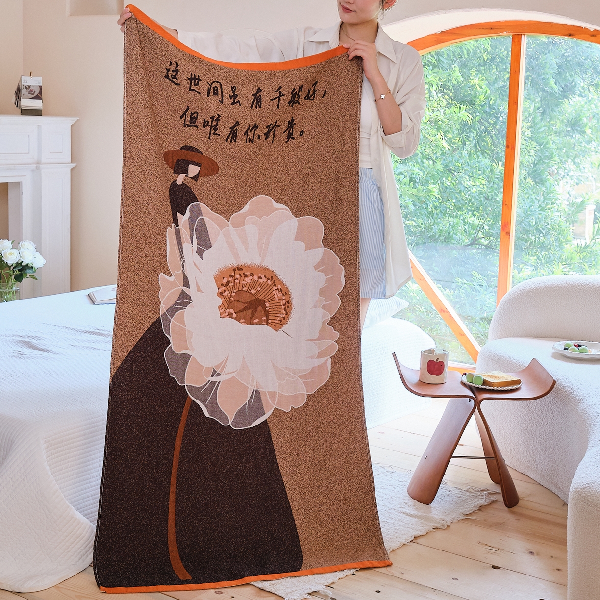 91家纺网 家纺一手货源 找家纺 （总）沐瑟家纺 2025新款卡通A类全棉四层纱布浴巾加大毛巾-第三组