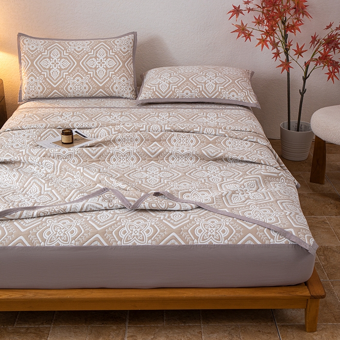 91家纺网 家纺一手货源 找家纺 （总）萌飞 2025新款A类三层纱床笠