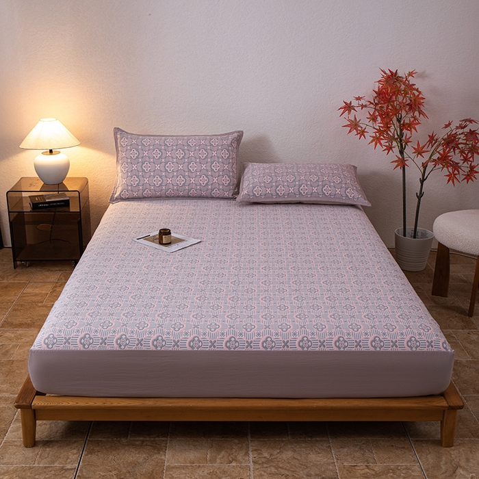 91家纺网 家纺一手货源 找家纺 （总）萌飞 2025新款A类三层纱床笠