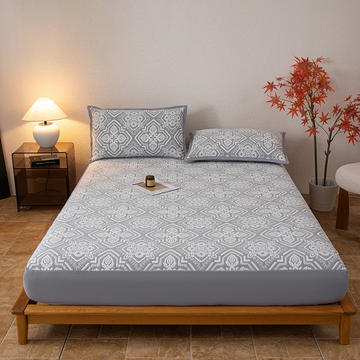 91家纺网 家纺一手货源 找家纺 （总）萌飞 2025新款A类三层纱床笠