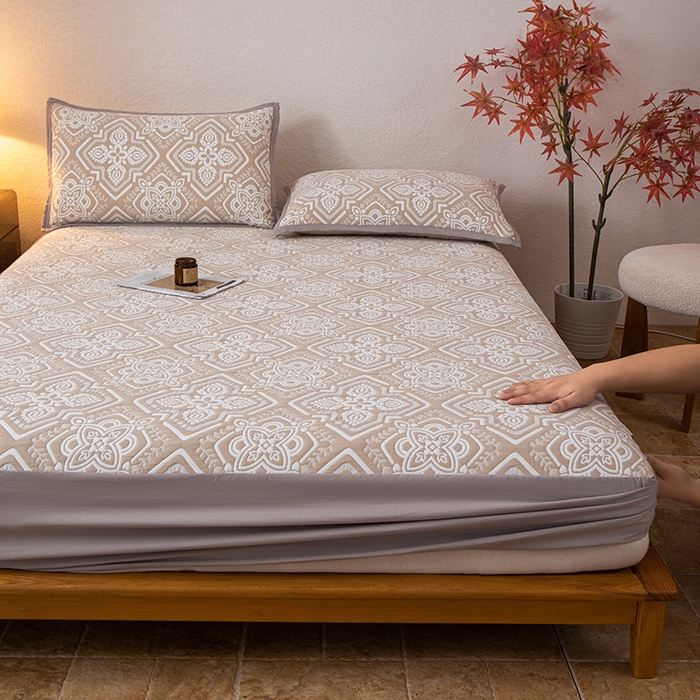 91家纺网 家纺一手货源 找家纺 （总）萌飞 2025新款A类三层纱床笠