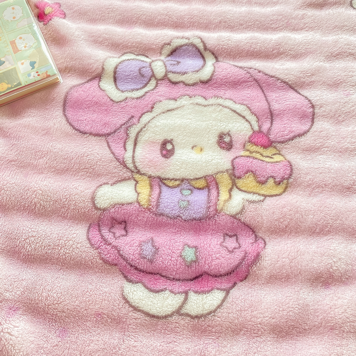 91家纺网 家纺一手货源 找家纺 眠势力 2025新款暖绒泡泡床单冬季保暖被单牛奶绒床单罩 蛋糕兔兔【暖绒泡泡床单】