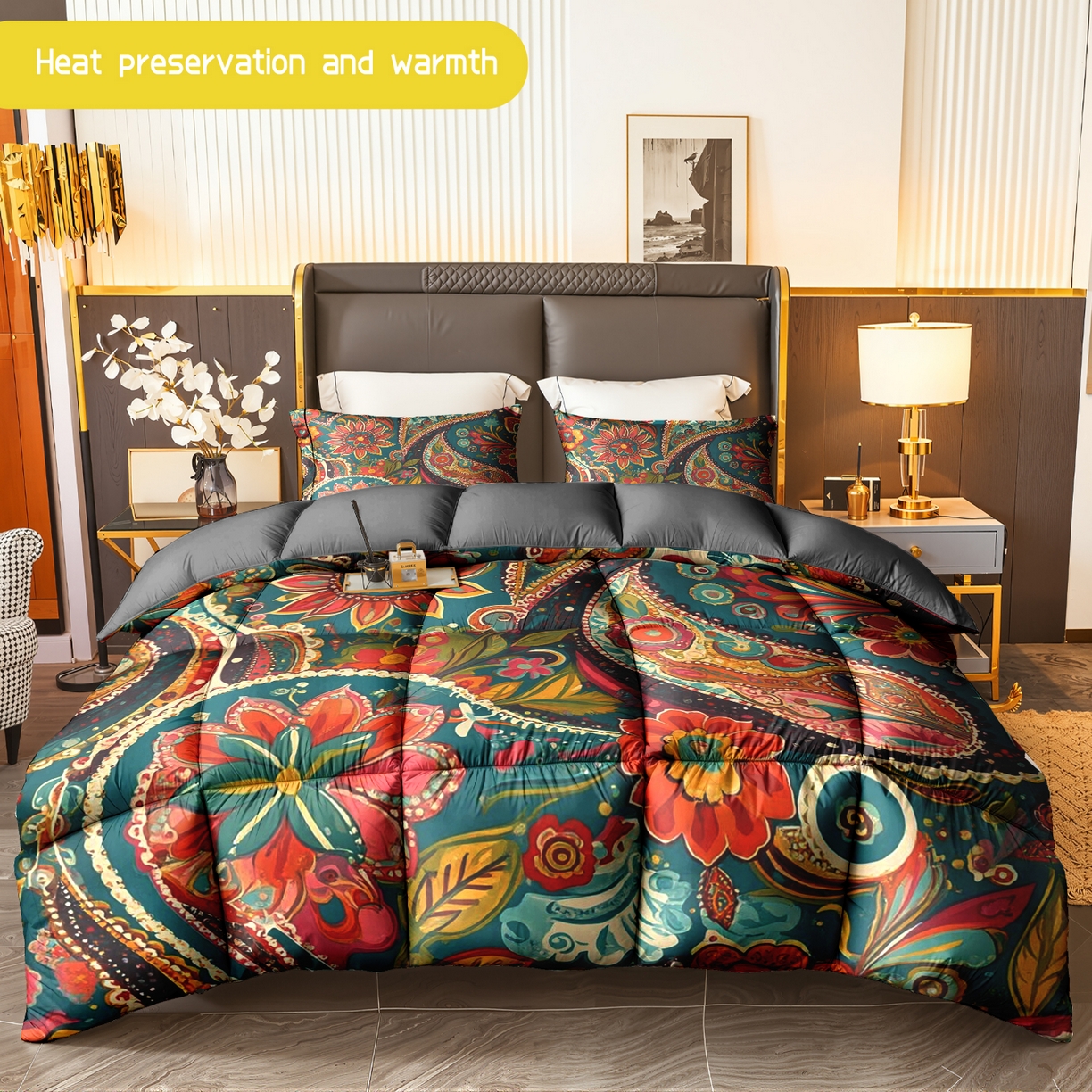 91家纺网 家纺一手货源 找家纺 （总）合纵跨境工厂 一件定制pod模式跨境被子90G水洗棉被芯单品三件套一件代发希音集采亚马逊速卖通-24小时内发货