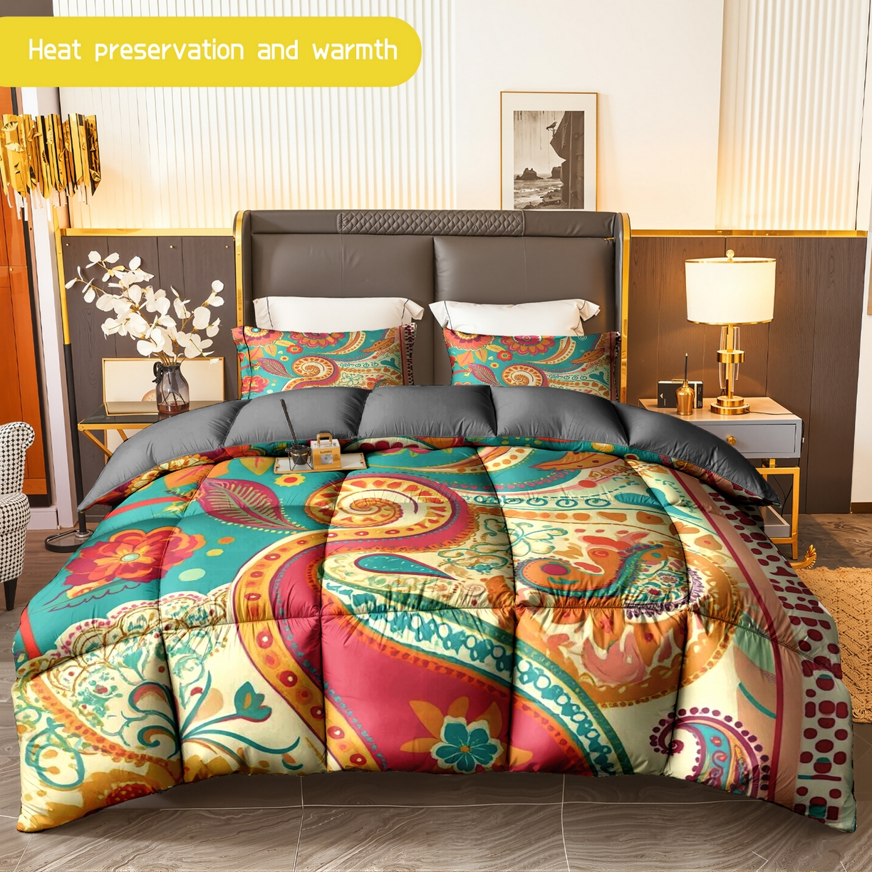 91家纺网 家纺一手货源 找家纺 （总）合纵跨境工厂 一件定制pod模式跨境被子90G水洗棉被芯单品三件套一件代发希音集采亚马逊速卖通-24小时内发货