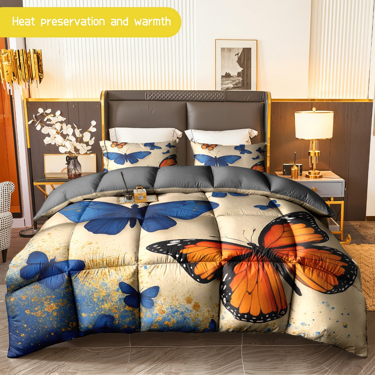 91家纺网 家纺一手货源 找家纺 （总）合纵跨境工厂 一件定制pod模式跨境被子90G水洗棉被芯单品三件套一件代发希音集采亚马逊速卖通-24小时内发货