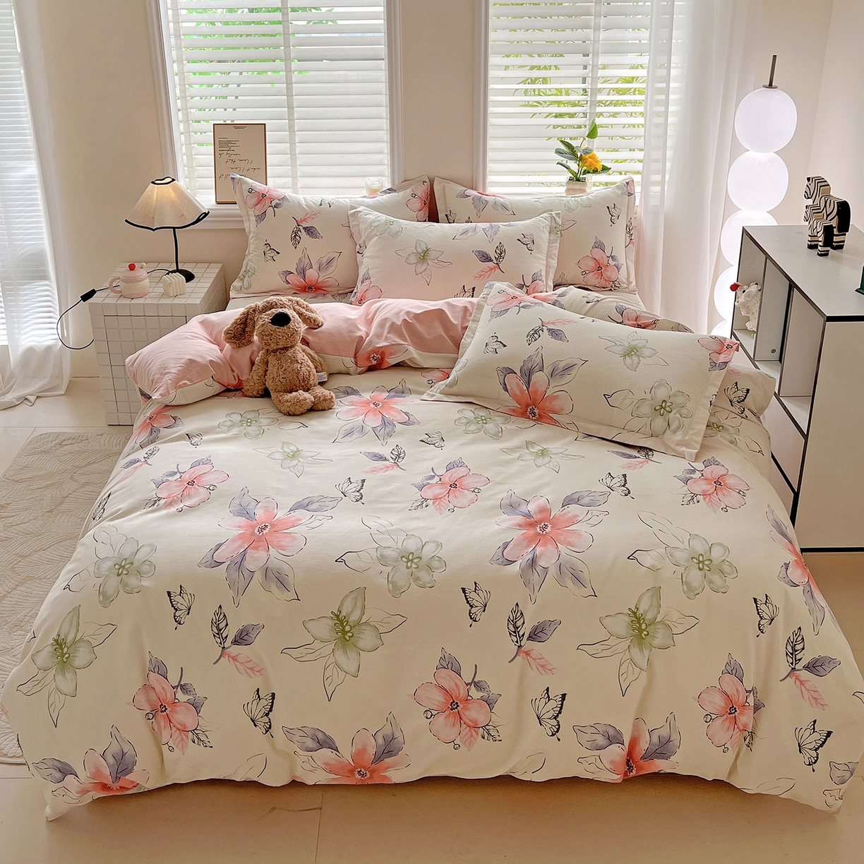 91家纺网 家纺一手货源 找家纺 （总）依庭 2025新款高克重全棉纯棉磨毛印花四件套