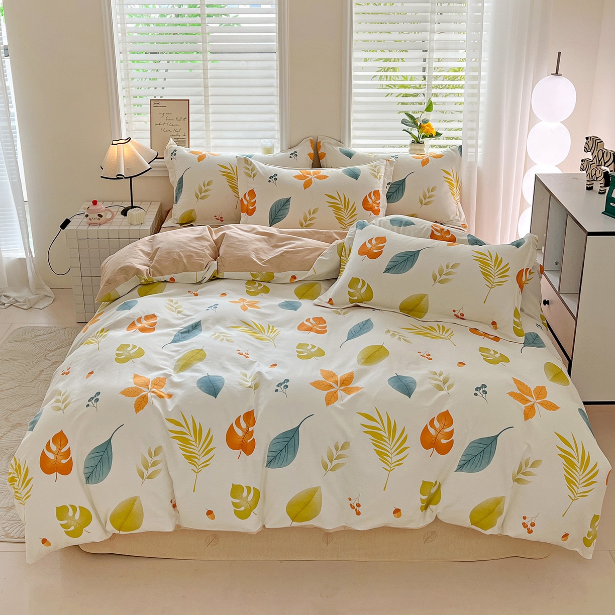 91家纺网 家纺一手货源 找家纺 （总）依庭 2025新款高克重全棉纯棉磨毛印花四件套