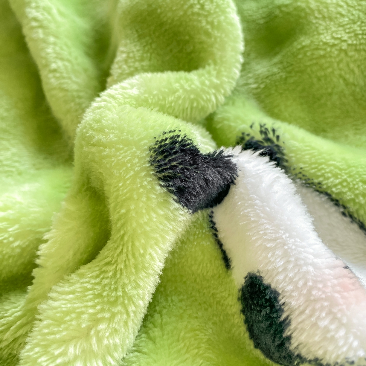 91家纺网 家纺一手货源 找家纺 眠势力 2025新款暖绒泡泡床单冬季保暖被单牛奶绒床单罩 熊猫【暖绒泡泡床单】