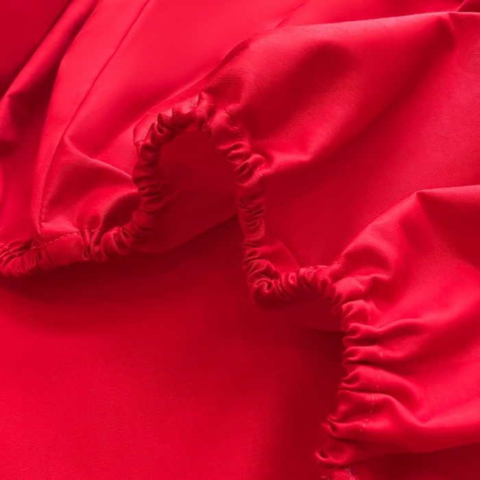 91家纺网 家纺一手货源 找家纺 极梦家纺 2025新款大红婚庆床笠三件套床垫保护套 喜结良缘床笠款