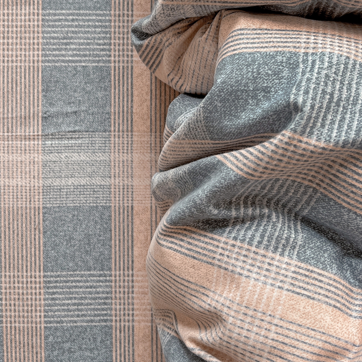 91家纺网 家纺一手货源 找家纺 依庭 2025新款高克重全棉纯棉磨毛印花四件套 莫利格