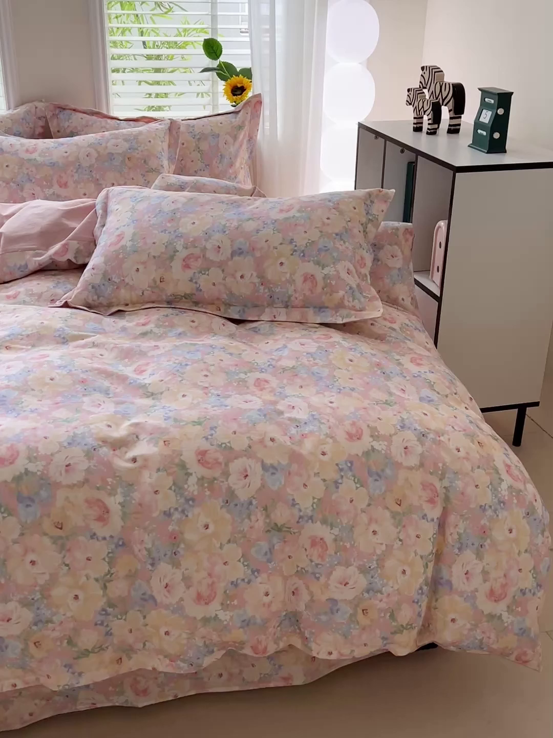 91家纺网 家纺一手货源 找家纺 依庭 2025新款高克重全棉纯棉磨毛印花四件套 仙女星辰