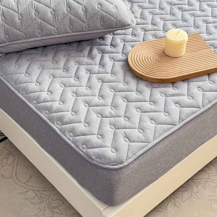 91家纺网 家纺一手货源 找家纺 （总）小萌虎 2025新款全棉色织水洗棉新疆棉花床笠