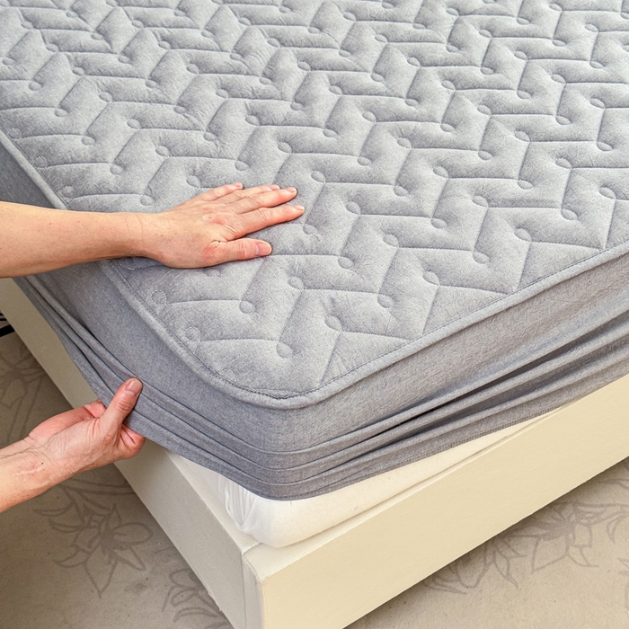 91家纺网 家纺一手货源 找家纺 （总）小萌虎 2025新款全棉色织水洗棉新疆棉花床笠