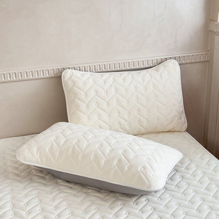 91家纺网 家纺一手货源 找家纺 小萌虎 2025新款全棉色织水洗棉新疆棉花床笠 初棉-米白