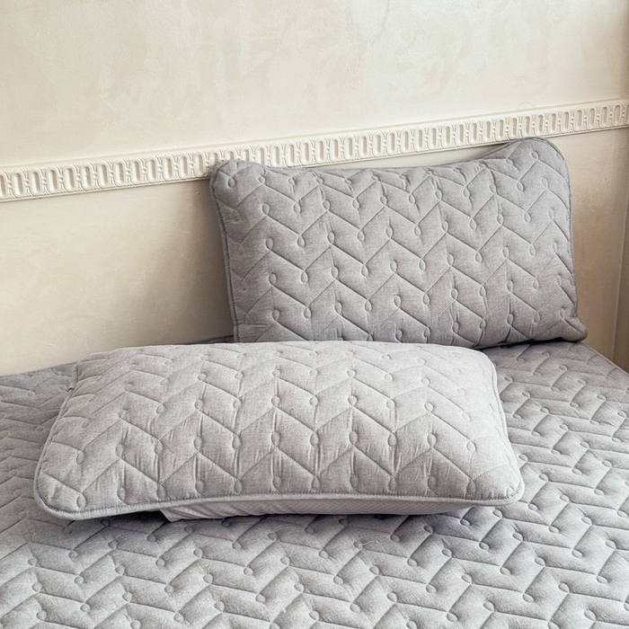 91家纺网 家纺一手货源 找家纺 （总）小萌虎 2025新款全棉色织水洗棉新疆棉花床笠