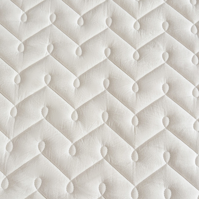 91家纺网 家纺一手货源 找家纺 小萌虎 2025新款全棉色织水洗棉新疆棉花床笠 初棉-米白