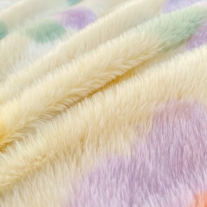 91家纺网 家纺一手货源 找家纺 米可 2025新款兔毛绒花边牛奶绒四件套 紫色花语