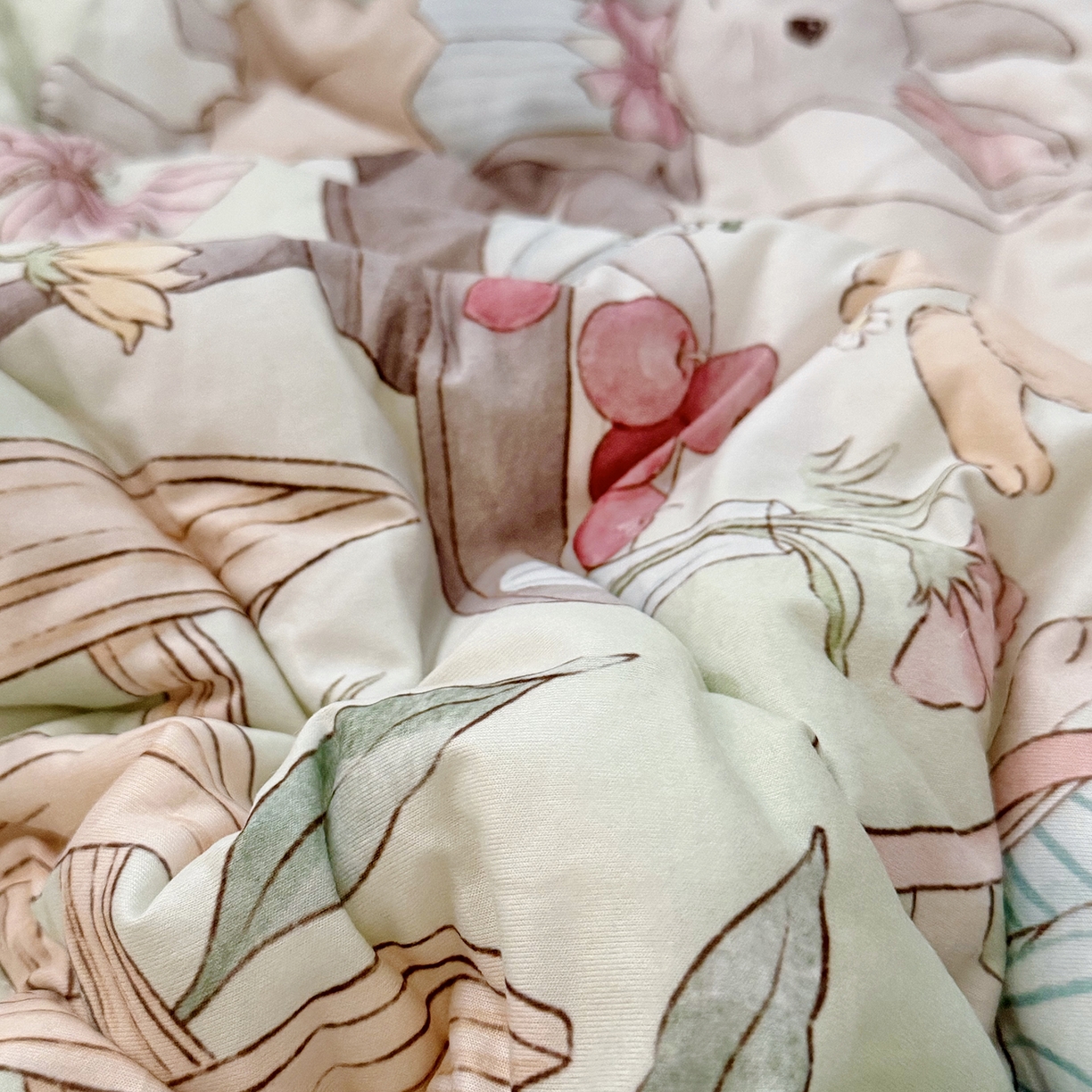 91家纺网 家纺一手货源 找家纺 荷马之梦 2025新款A类针织棉牛奶绒大豆纤维春秋被冬被儿童被芯幼儿园被子-奶芙系列 奶芙-仲夏节乐园