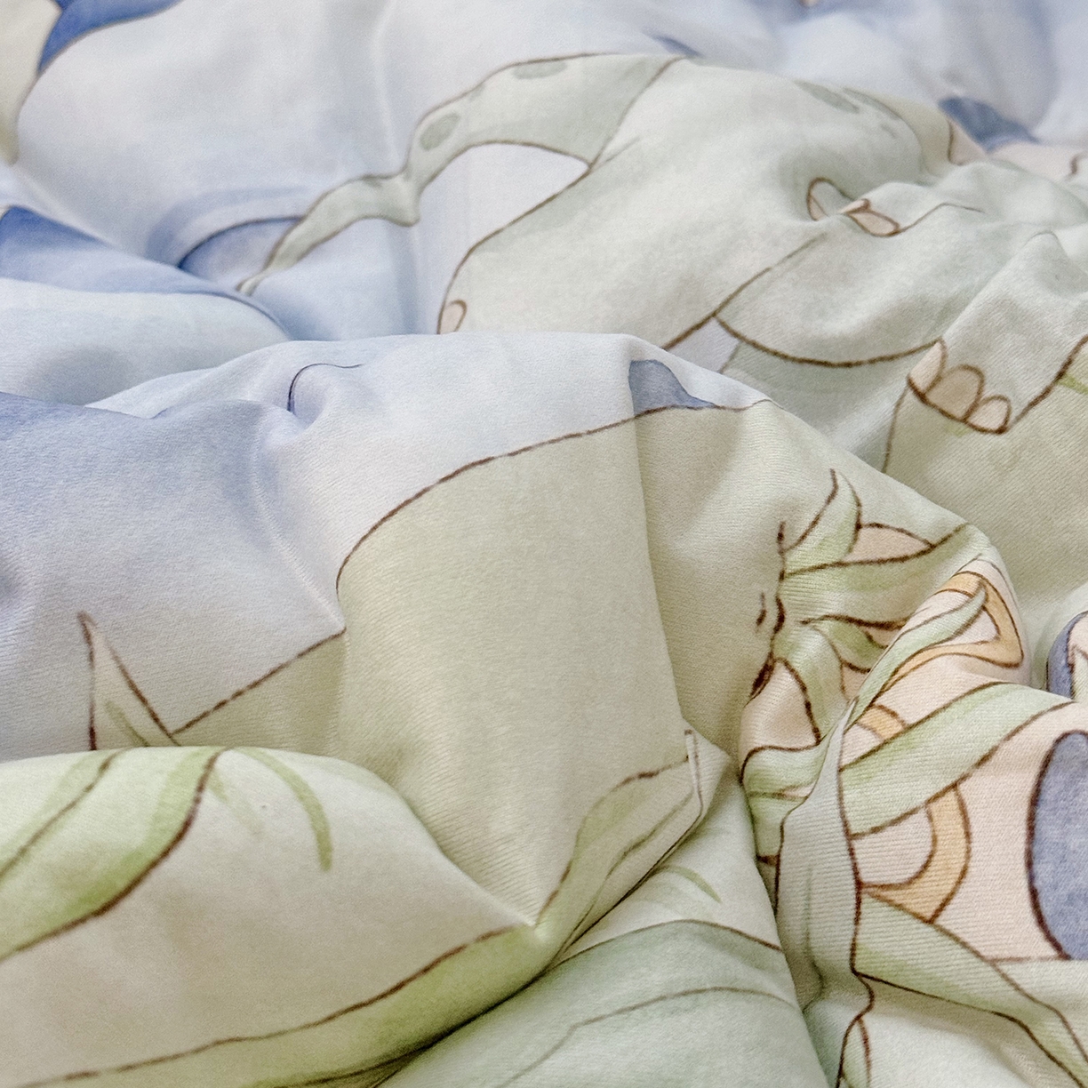 91家纺网 家纺一手货源 找家纺 荷马之梦 2025新款A类针织棉牛奶绒大豆纤维春秋被冬被儿童被芯幼儿园被子-奶芙系列 奶芙-恐龙部落