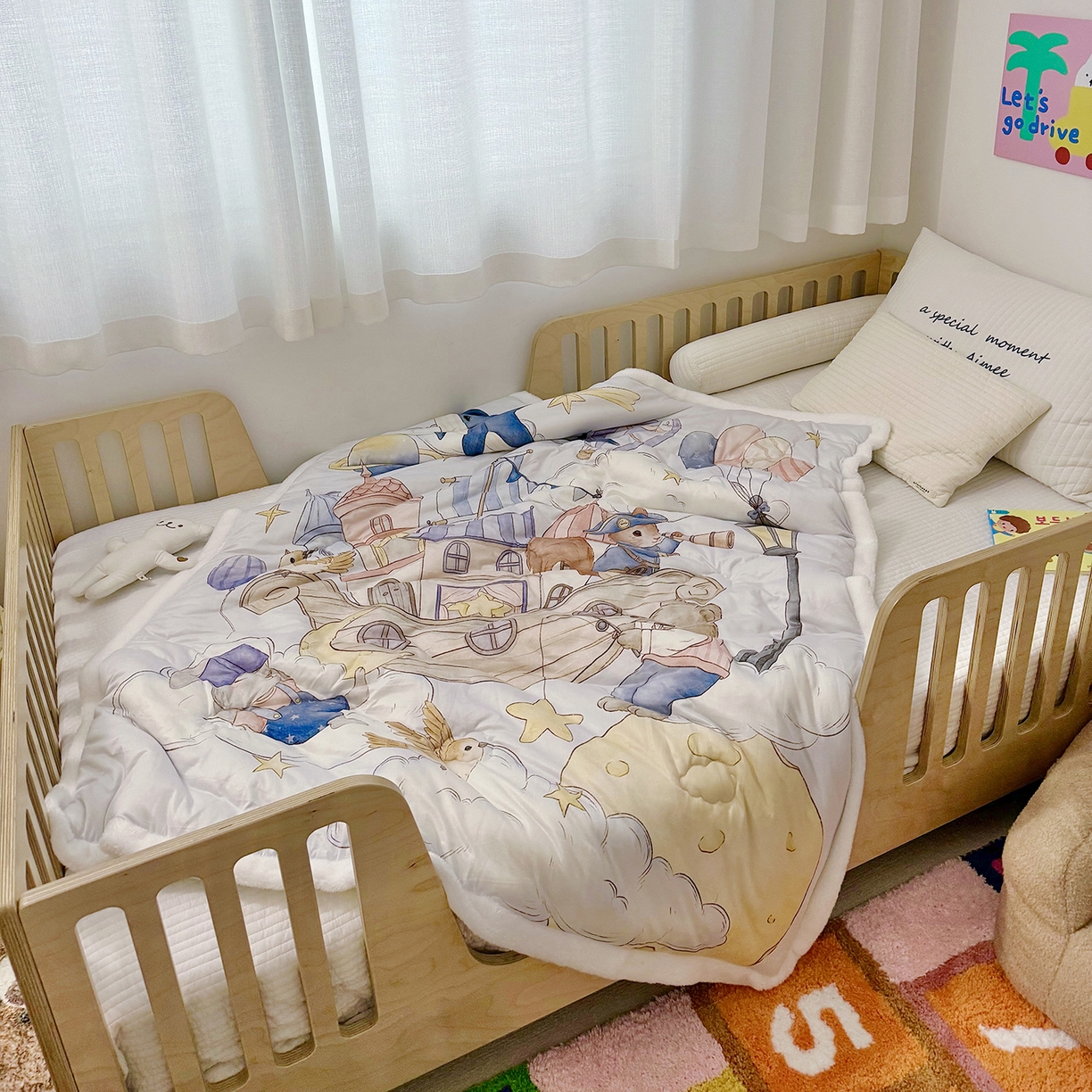 91家纺网 家纺一手货源 找家纺 （总）荷马之梦 2025新款A类针织棉牛奶绒大豆纤维春秋被冬被儿童被芯幼儿园被子-奶芙系列