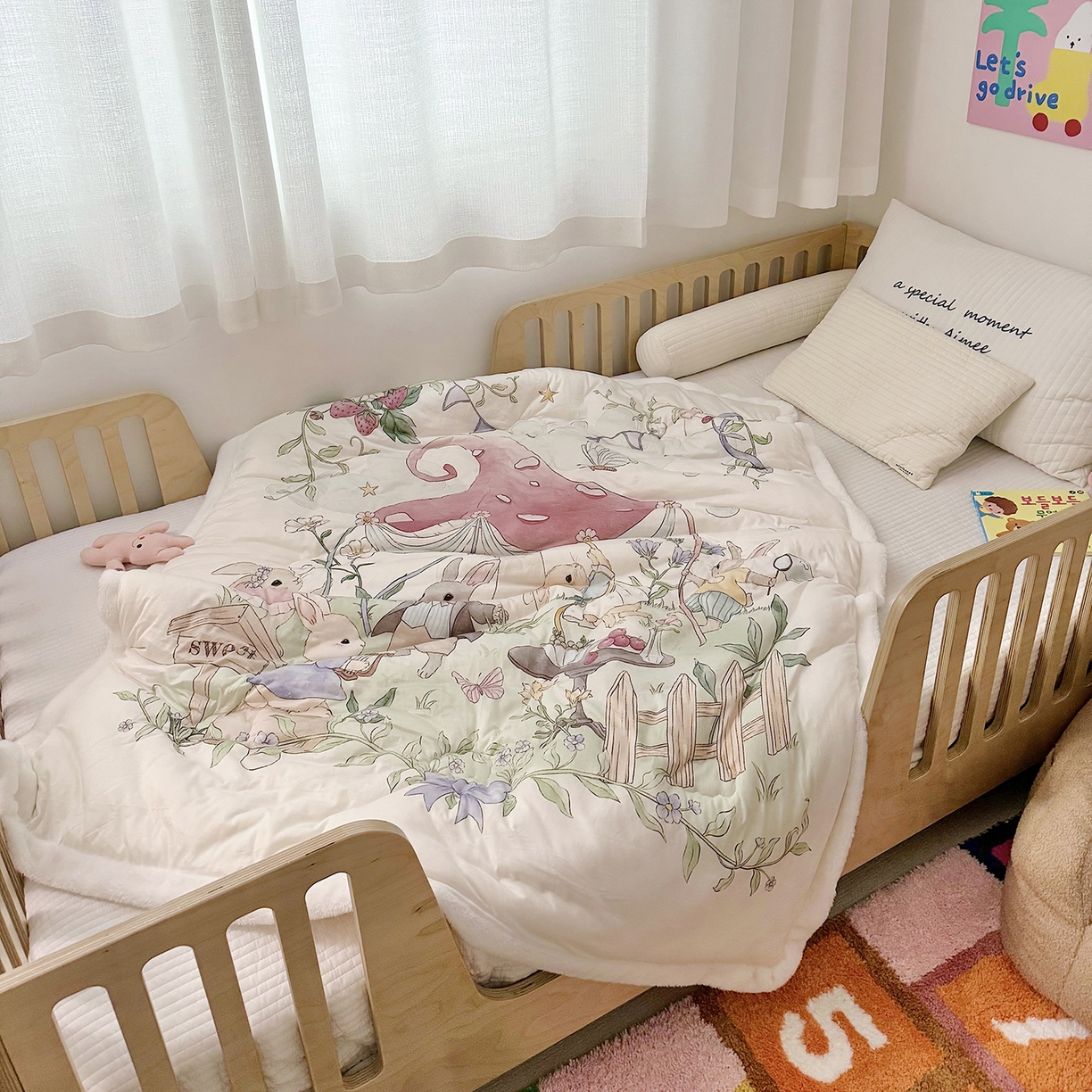 91家纺网 家纺一手货源 找家纺 荷马之梦 2025新款A类针织棉牛奶绒大豆纤维春秋被冬被儿童被芯幼儿园被子-奶芙系列 奶芙-仲夏节乐园