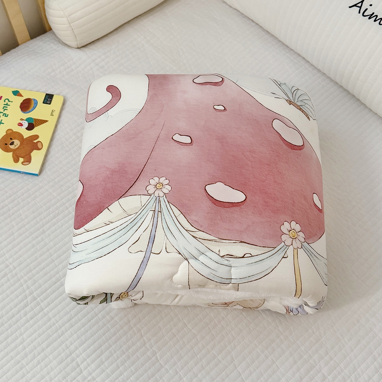 91家纺网 家纺一手货源 找家纺 荷马之梦 2025新款A类针织棉牛奶绒大豆纤维春秋被冬被儿童被芯幼儿园被子-奶芙系列 奶芙-仲夏节乐园