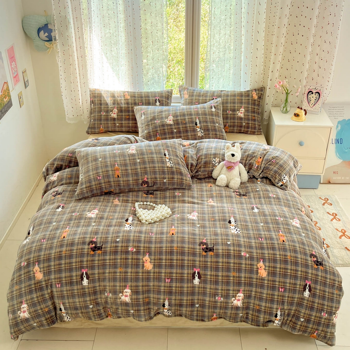 91家纺网 家纺一手货源 找家纺 （总）麦伦家居 2025新款双面200g牛奶绒四件套