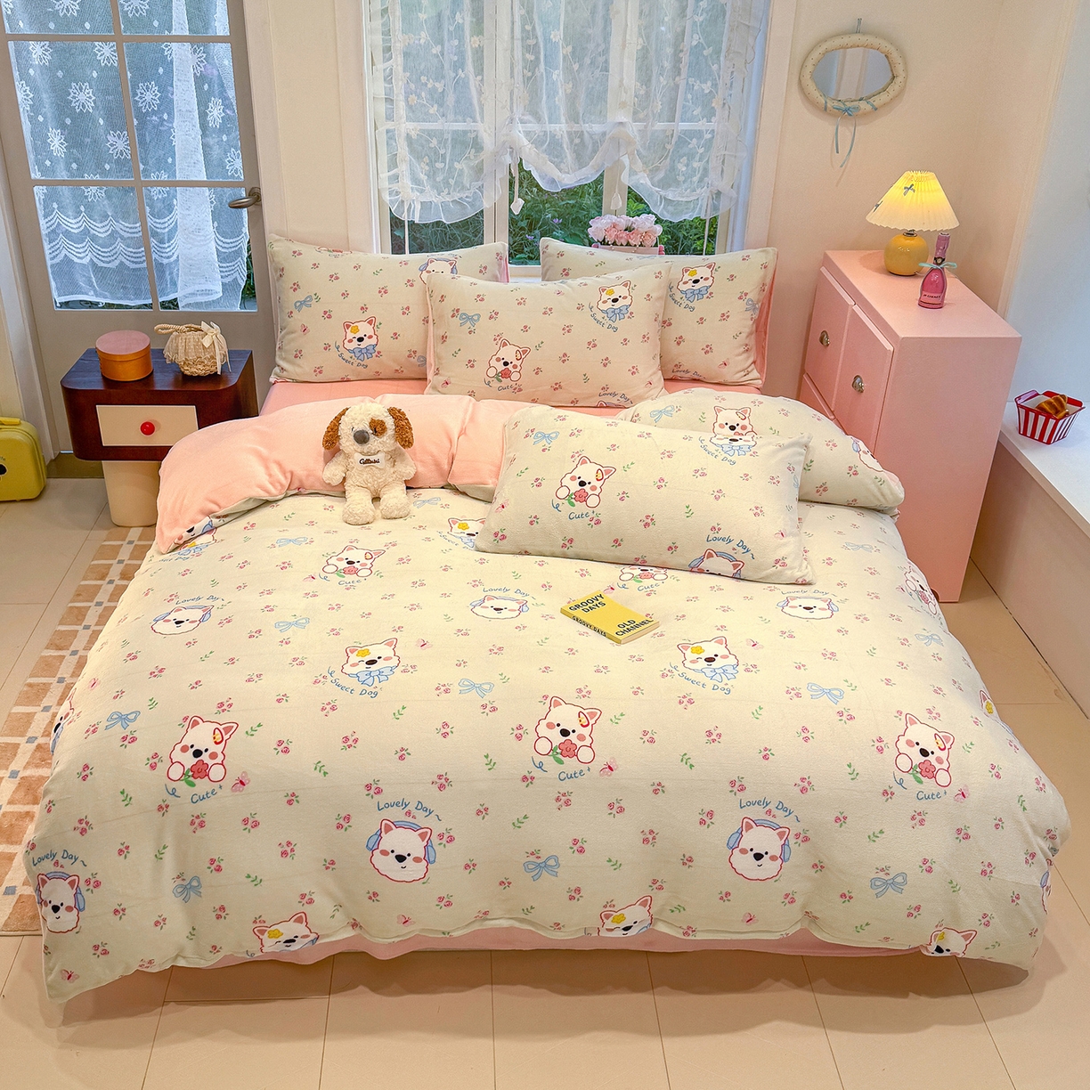 91家纺网 家纺一手货源 找家纺 （总）枋梢家纺 2025新款仿兔毛绒大抽条羊羔绒毛毯反包双层条纹羊羔绒法兰绒毛毯跨境外贸