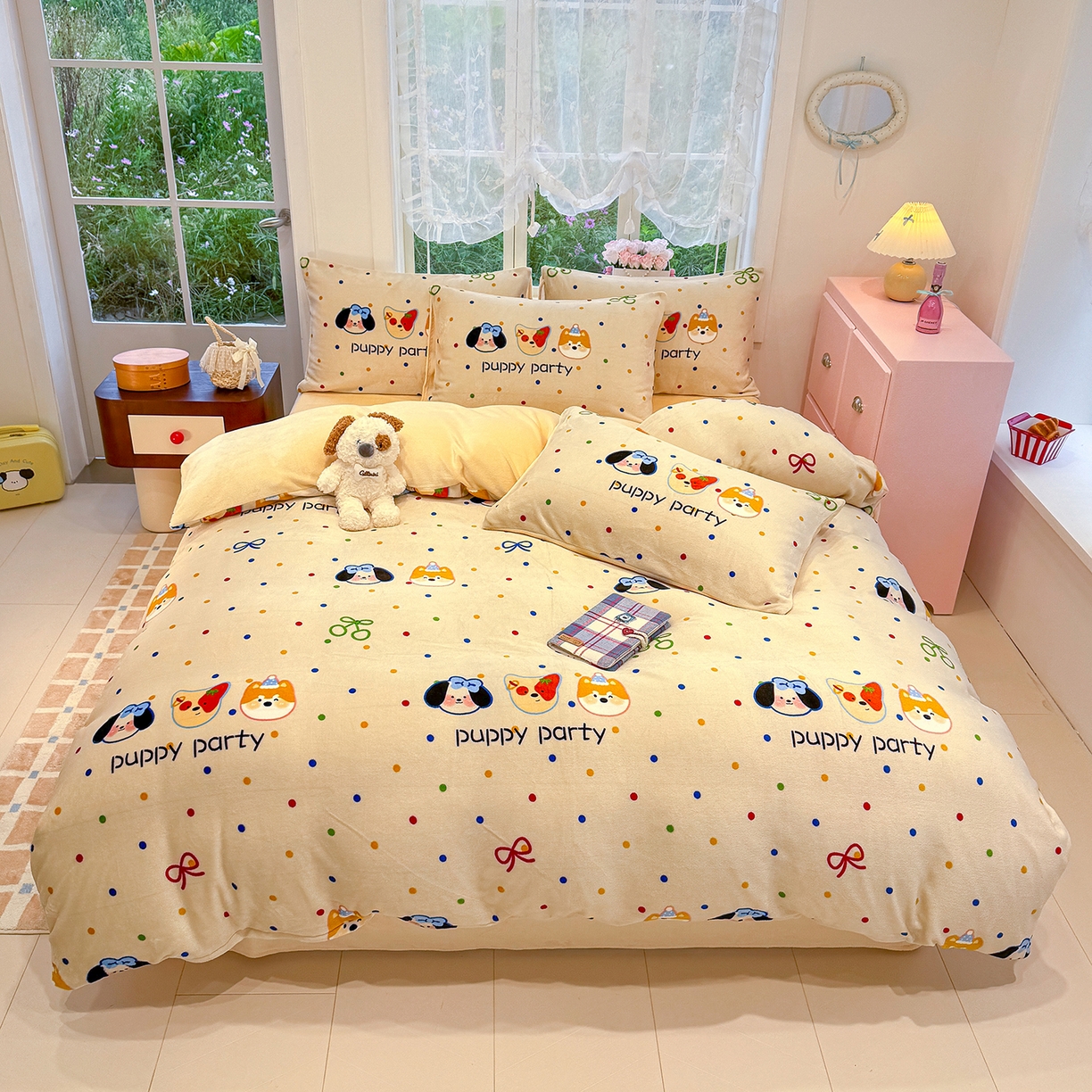 91家纺网 家纺一手货源 找家纺 （总）枋梢家纺 2025新款加厚牛奶绒保暖四件套