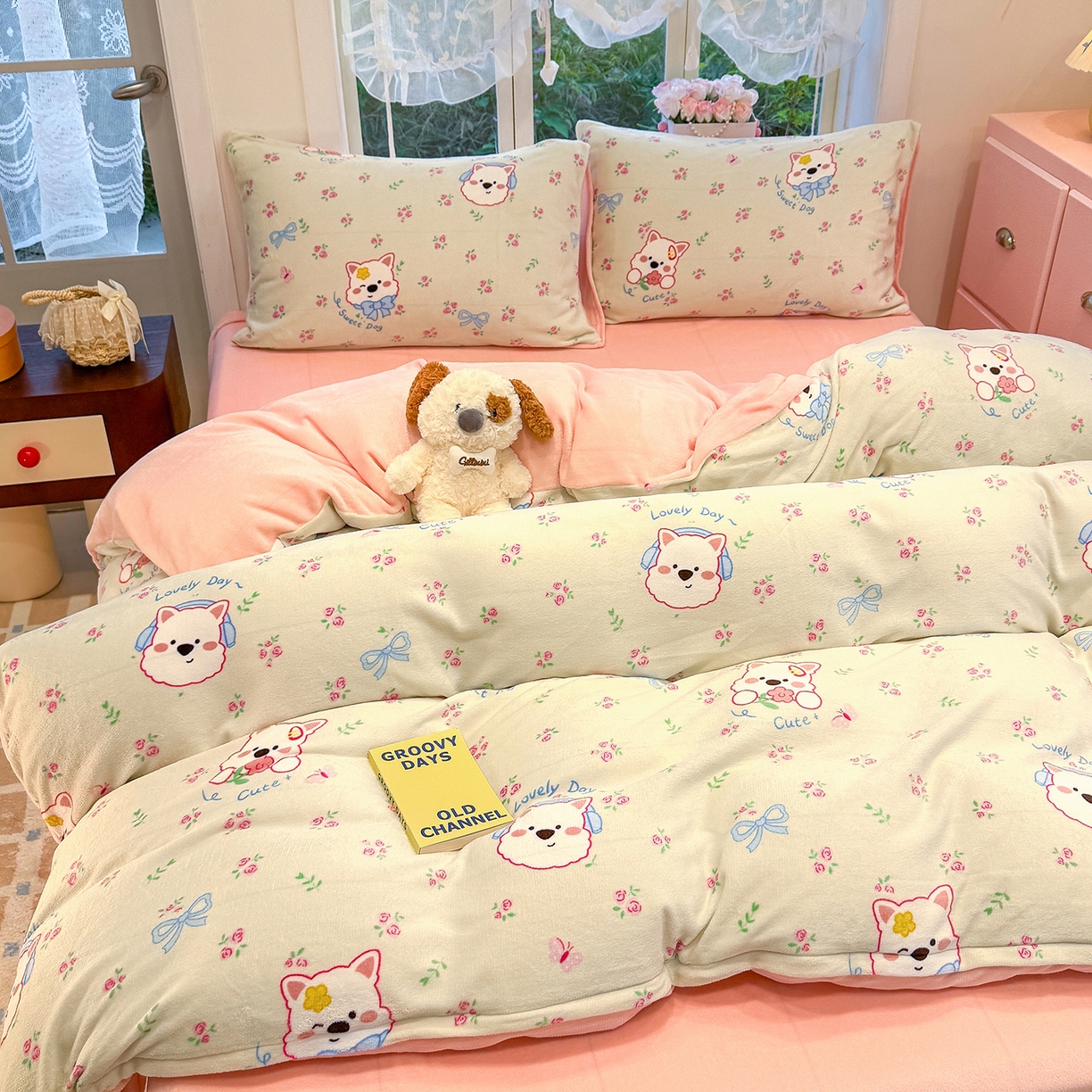 91家纺网 家纺一手货源 找家纺 （总）枋梢家纺 2025新款加厚牛奶绒保暖四件套